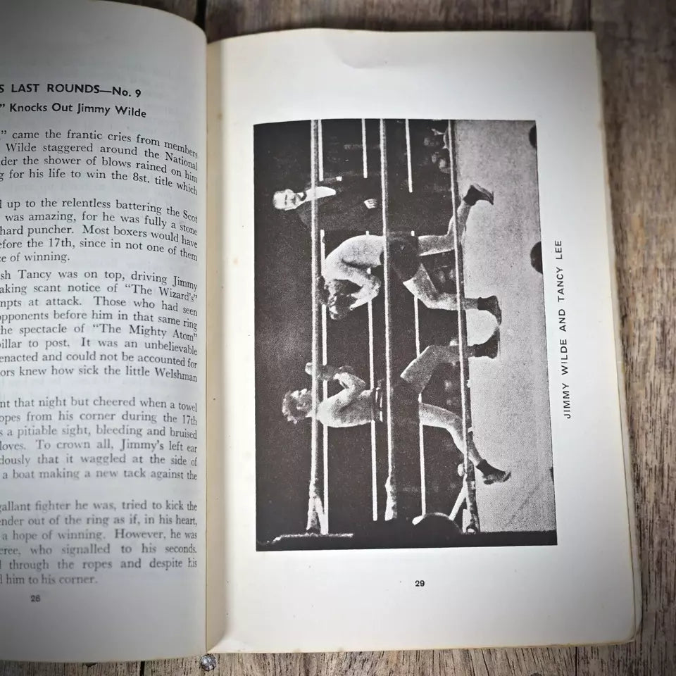 Famous Last Rounds, W Barrington Dalby, Vintage Boxing Booklet/Paperback