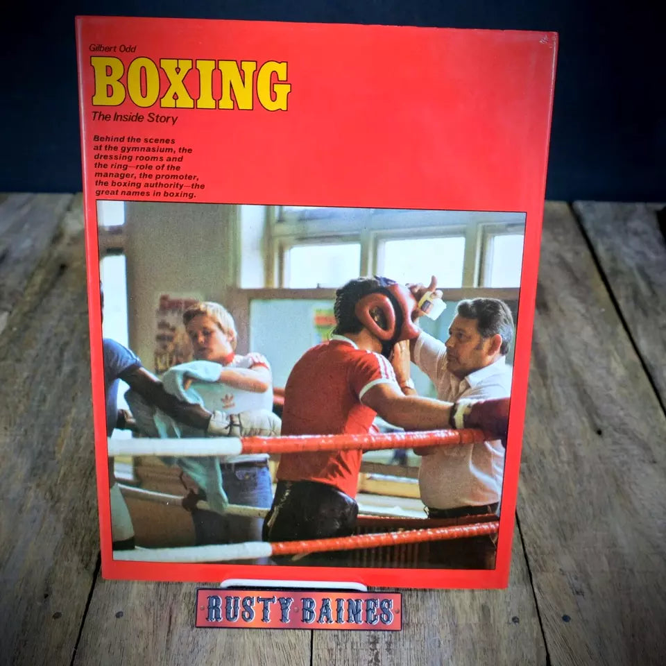 Boxing The Inside Story, Gilbert Odd Hardcover, 1978