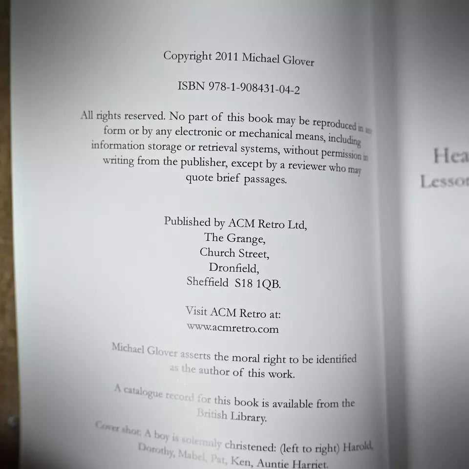 Headlong into Pennilessness, 1950's Sheffield, Michael Glover, 2011 Softcover
