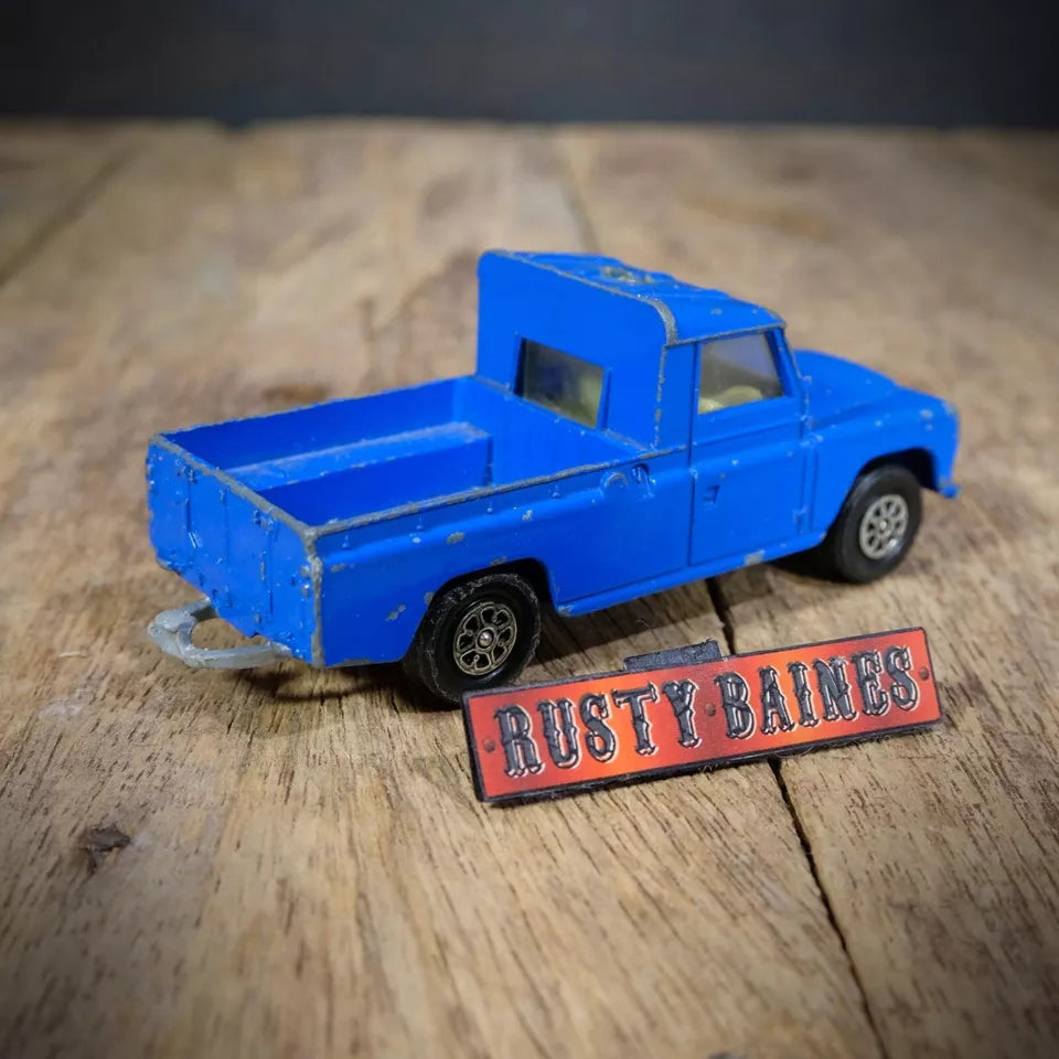 Corgi Land Rover 109 Pick Up, Blue, Playworn, No Box