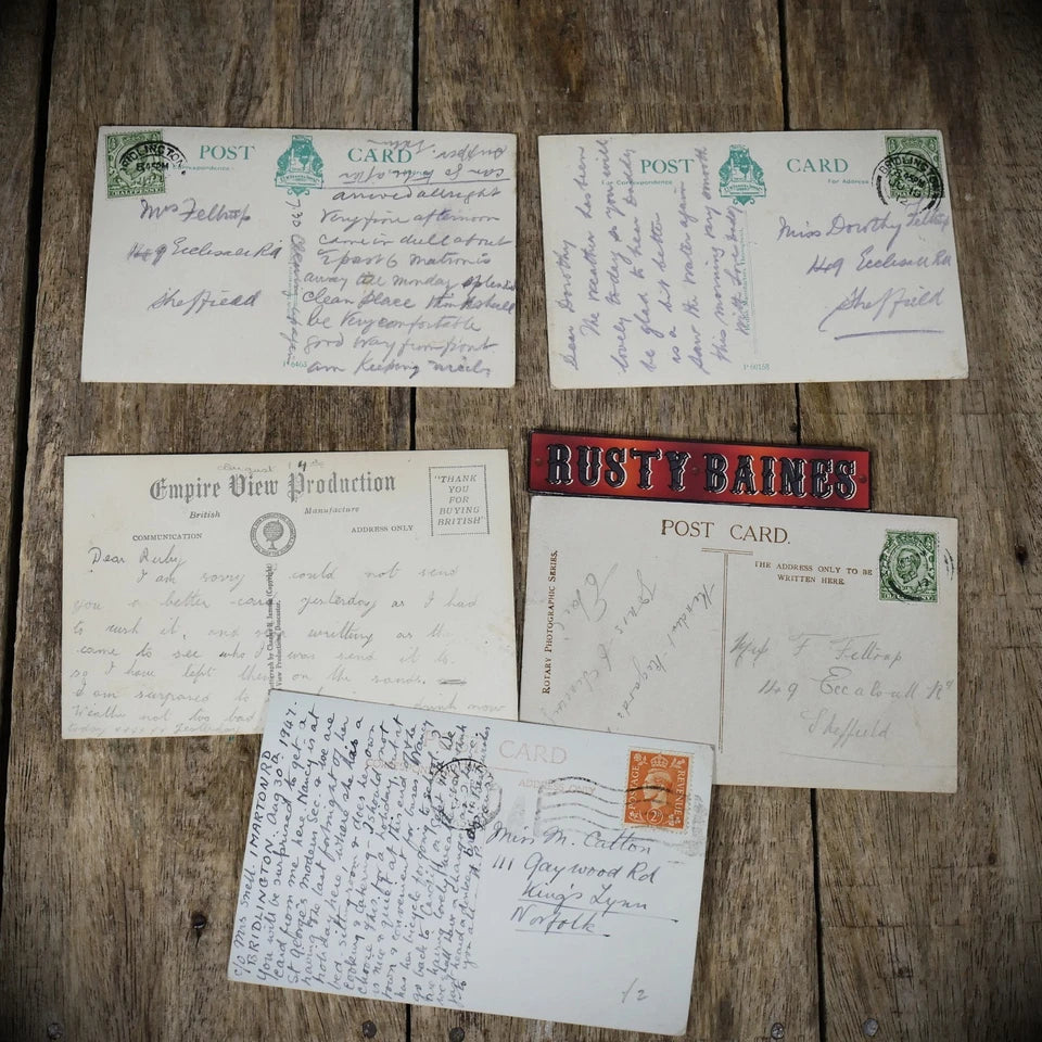 Small Bundle of 5 Bridlington Postcards, Many Early 1900s, Harbour Etc.