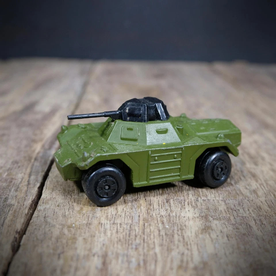 Bundleof Vintage Matchbox Military Vehicles, Stoat, Carrier, Weasel, Playworn