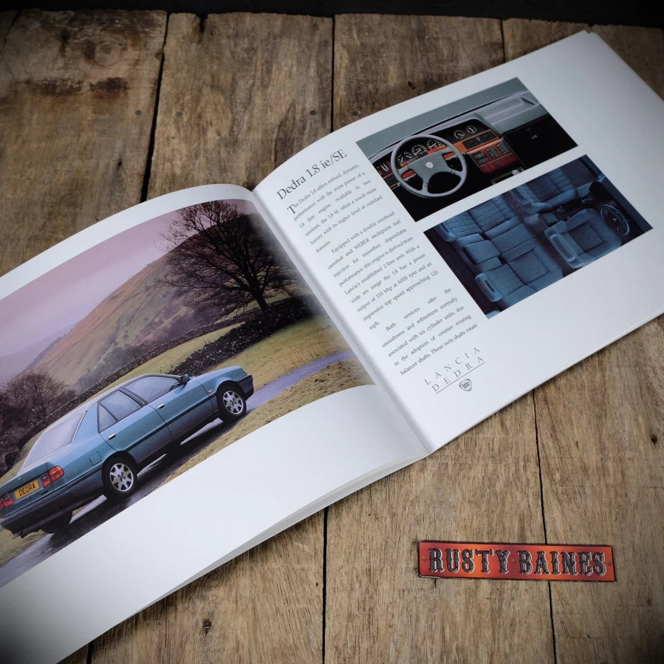 Car Brochure, Lancia Dedra, Undated