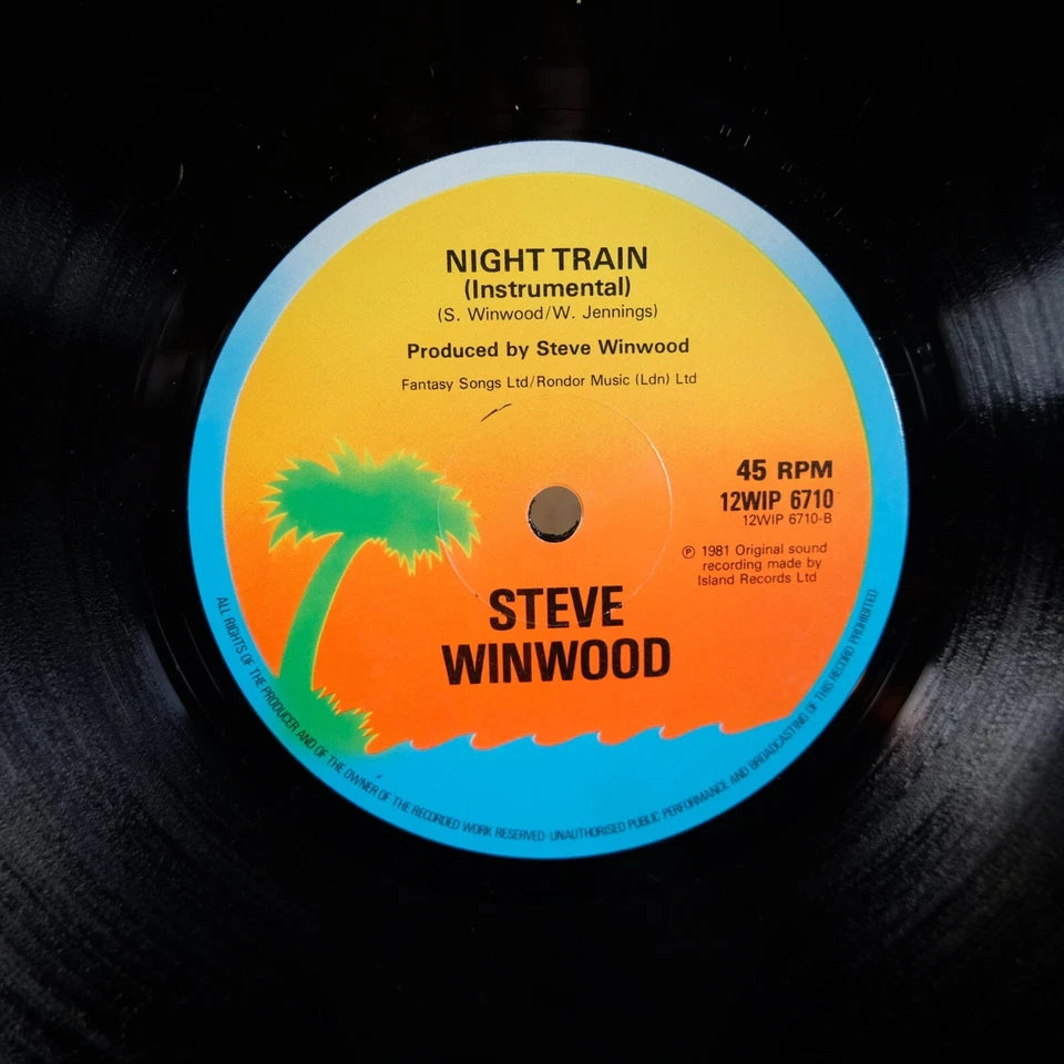 Record 12" Single, Steve Winwood, Night Train