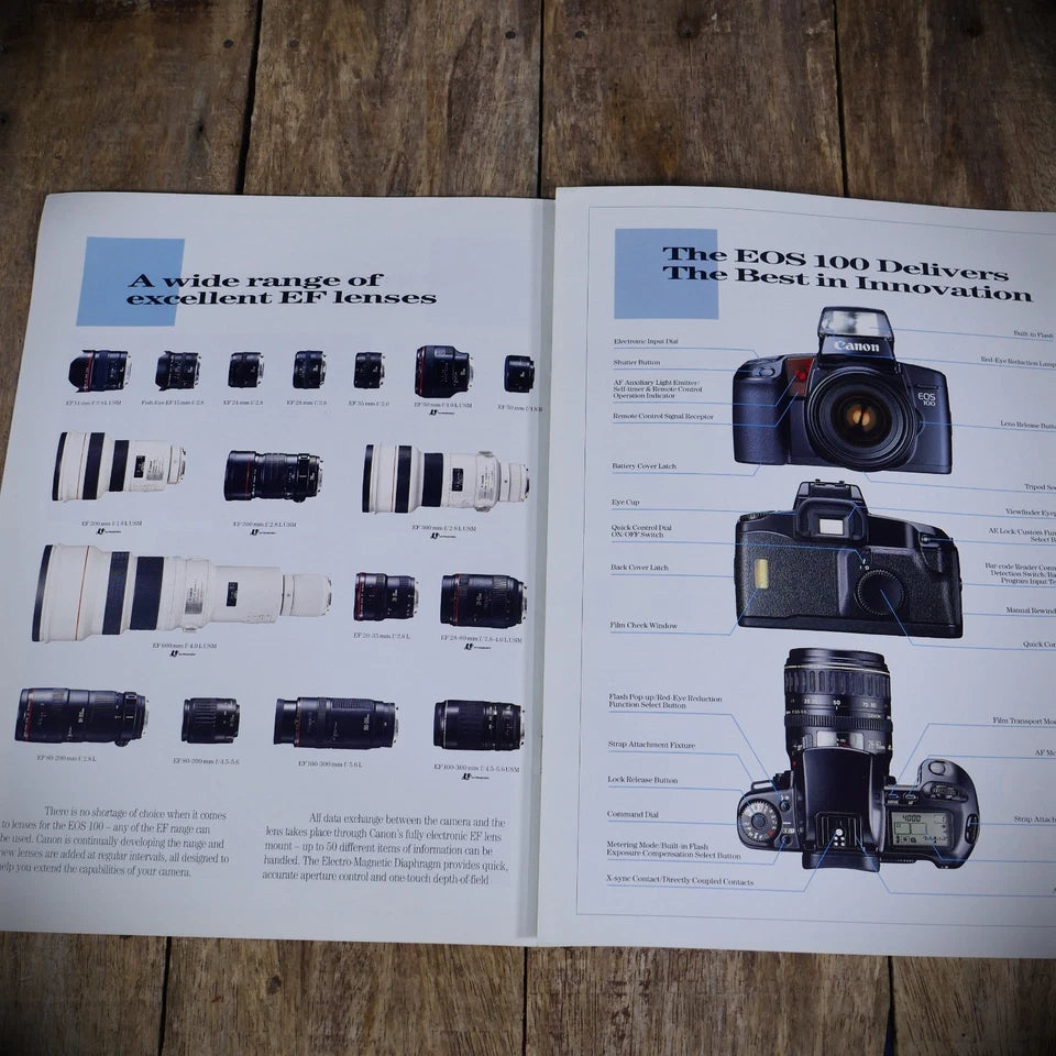 Canon EOS 100 Sales Brochure/Booklet