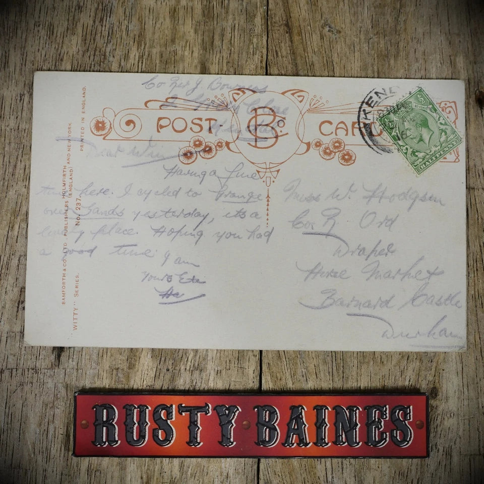 Postcard, Bamforth Comic 237, GPO Postwoman Delivery