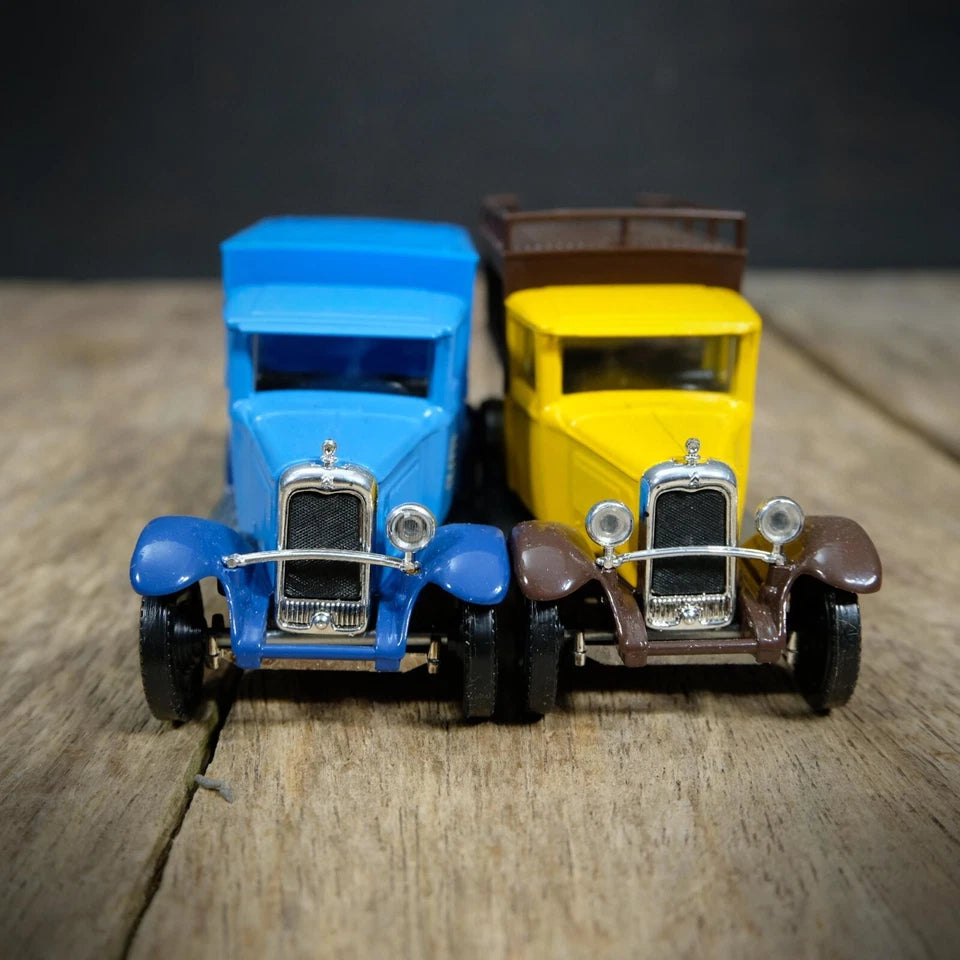 Small Bundle of French Commercial Vehicles Citroen U23 Etc. Playworn