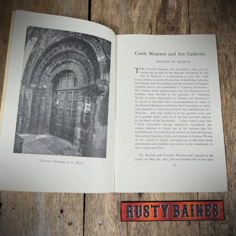 The Museums of the City of Norwich, 1945 Guide Booklet