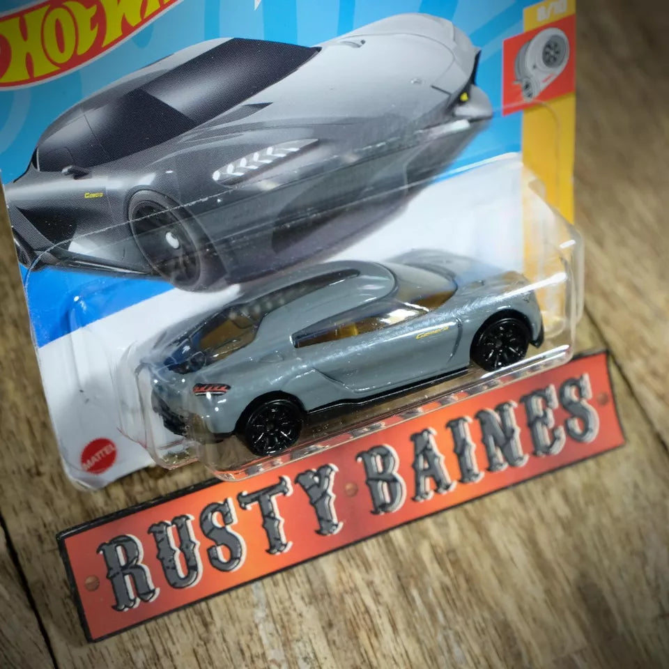Hot Wheels, Koenigsegg Gemera, Grey, Short Card
