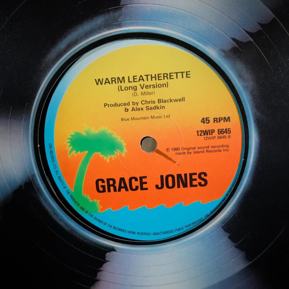 Record 12" Single, Grace Jones, The Hunter Gets Captured by the Game