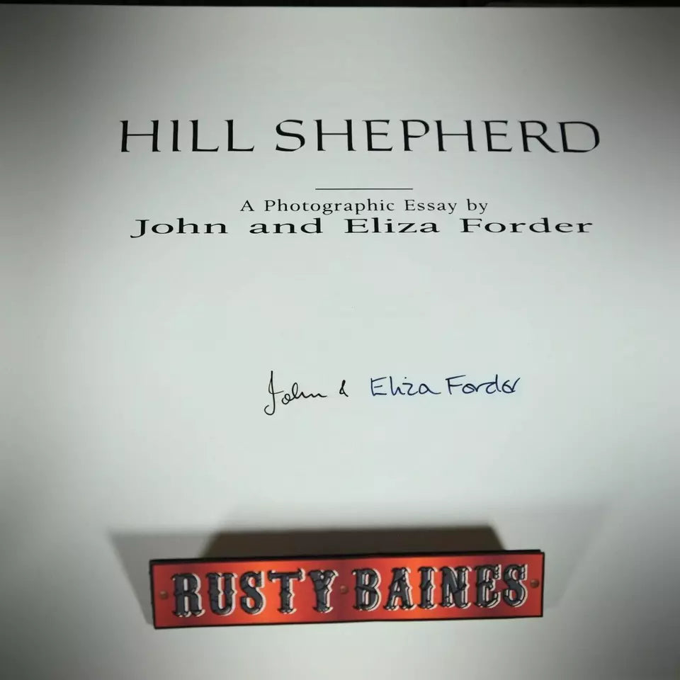 Hill Shepherd, Photobook, J& E Forder, Signed Hardcover 1990 & 3 Postcards