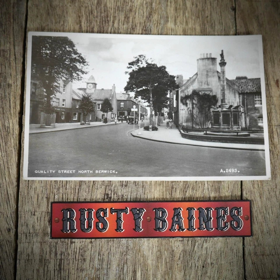 Postcard, North Berwick, Quality Street, 1949, Real Photo