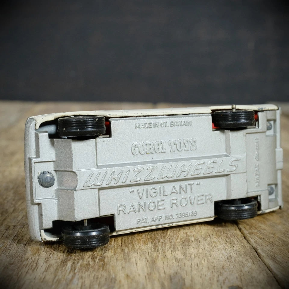 Vintage Corgi Whizzwheels Range Rover, Vigilant Police Car, Playworn, Unboxed