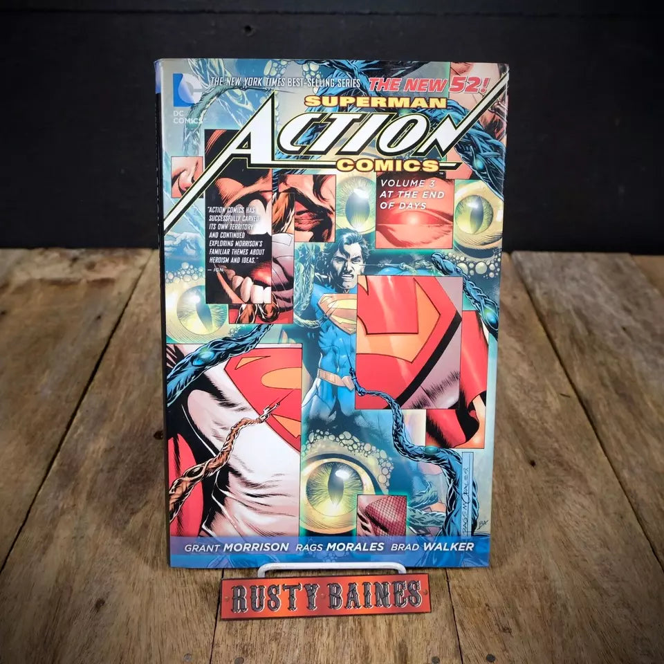 Superman Action Comics Volume 3 At the End of Days, Hardcover 2013 First Print