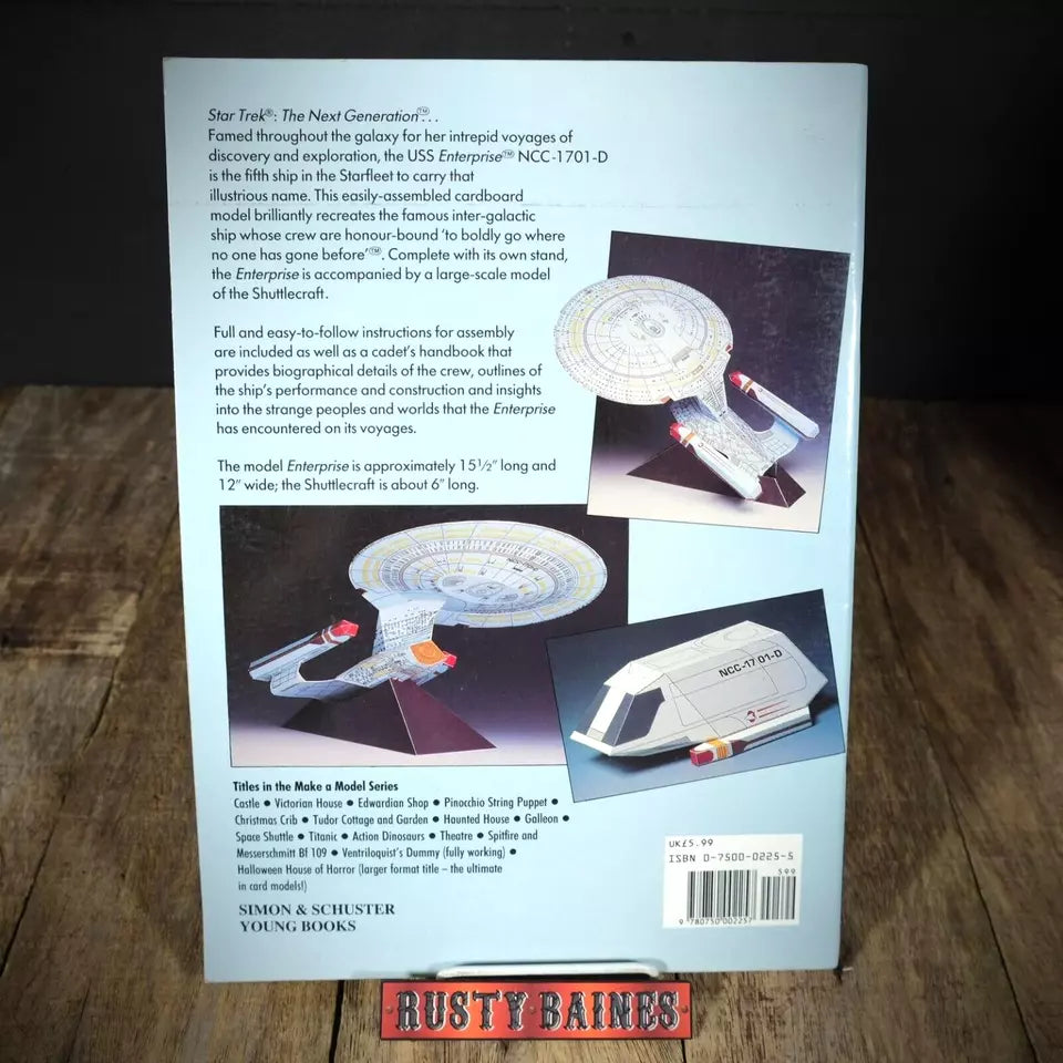 Star Trek Next Generation Starship Enterprise Make a Model, Softcover