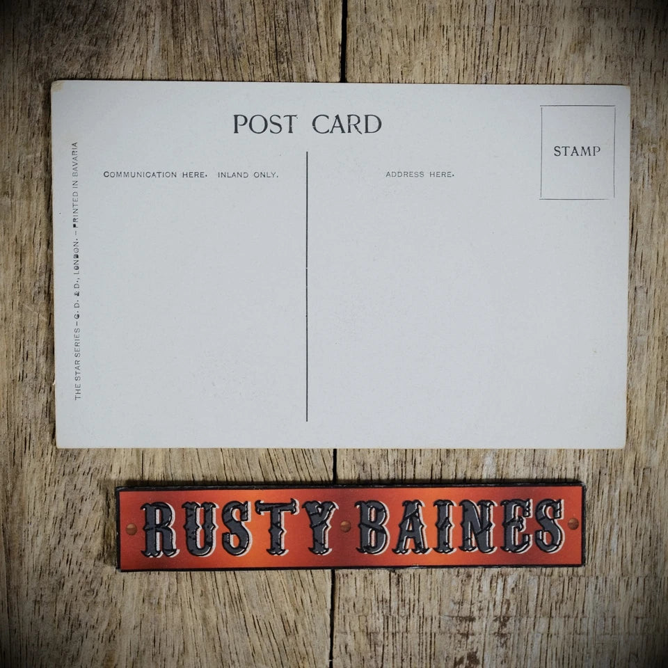 Postcard, Social History, Kent Cricketer Cuthbert Burnup, Printed