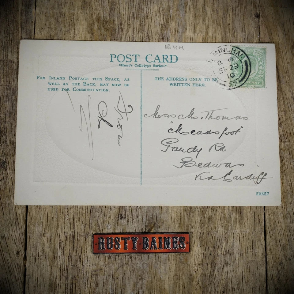 Postcard, Birmingham Corporation Street 1910, Original, Printed