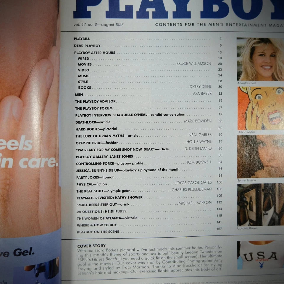 Playboy Magazine 1996 August
