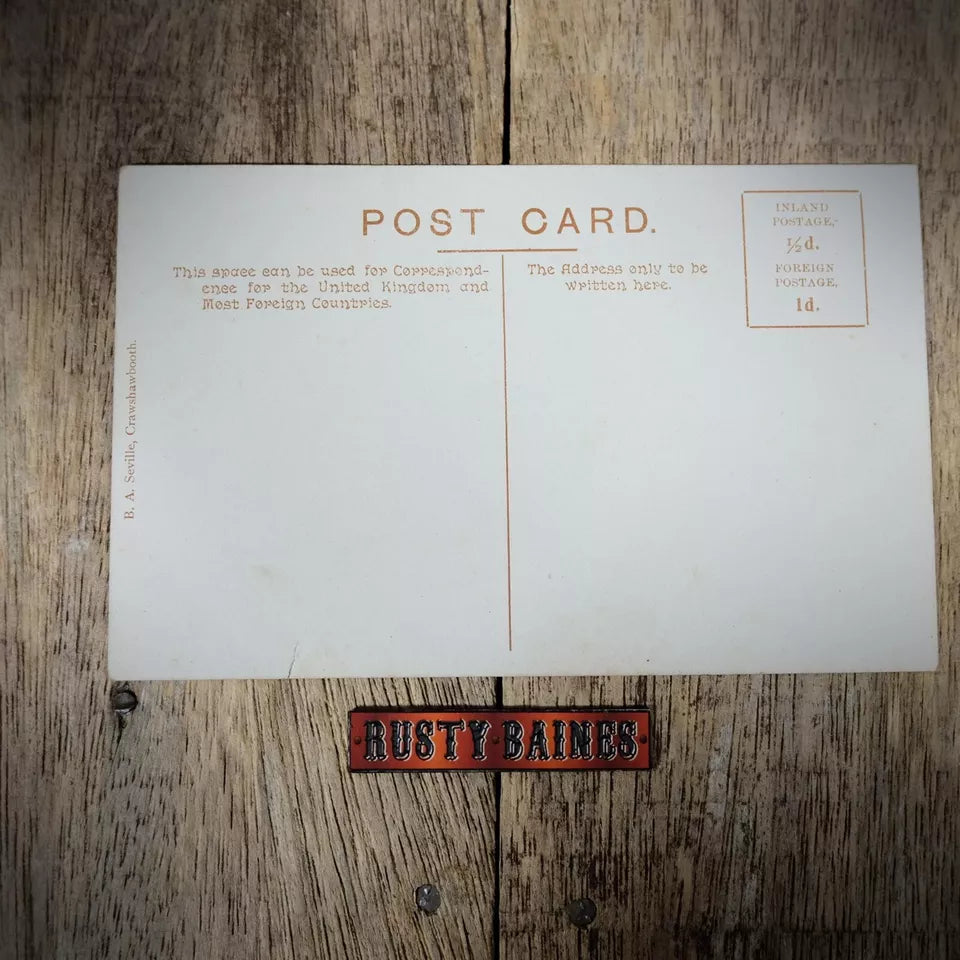 Postcard, Crawshawbooth Village, Printed