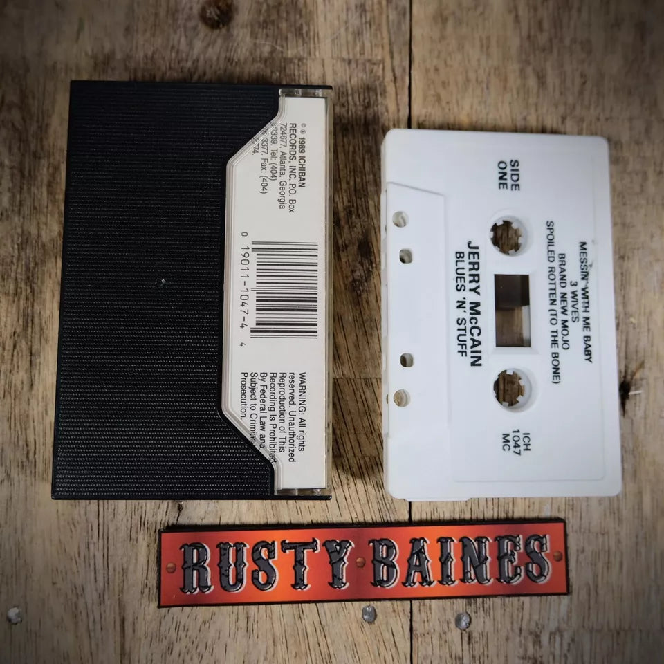 Cassette Tape, Jerry McCain, Blues N Stuff