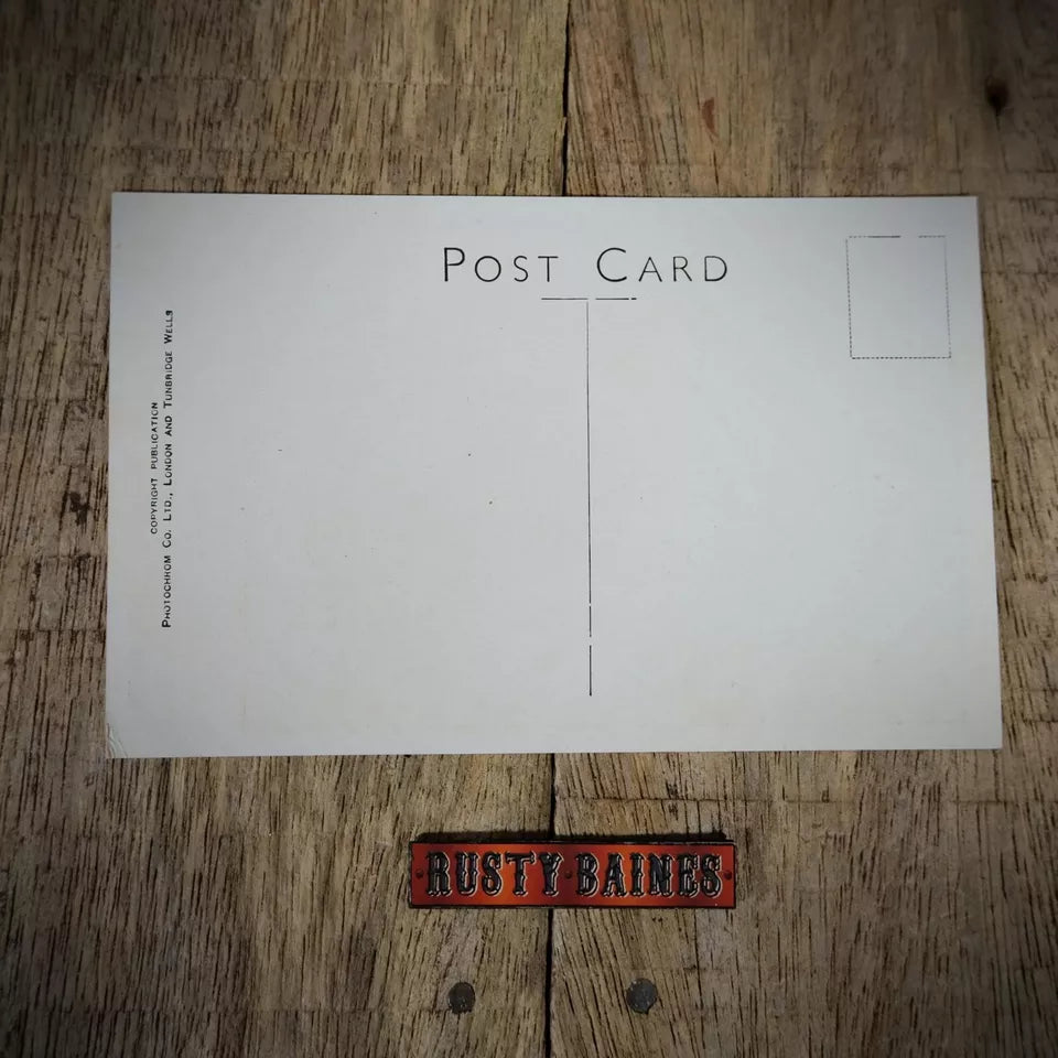 Postcard, Comic, Bald Businessman & Wife