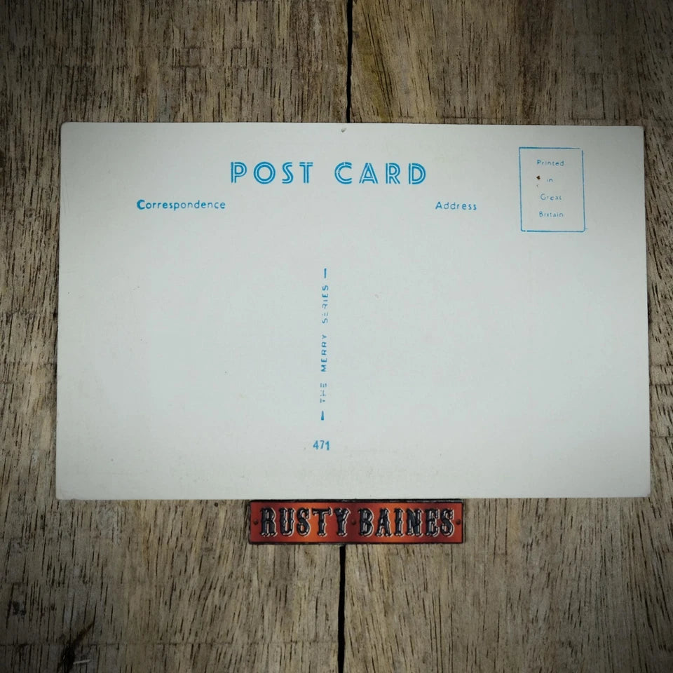 Postcard, Comic/Humour, Man in Prison, Happy Wife