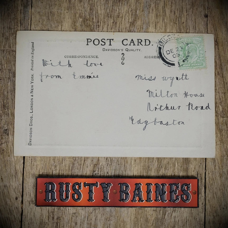 Postcard, Compton Holloway nr Wolverhampton, 1909, Real Photo