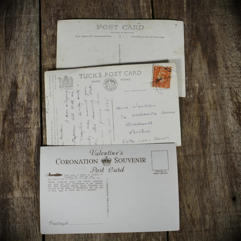 Postcard, Royalty Real Photo Bundle, Queen Elizabeth/Prince Charles