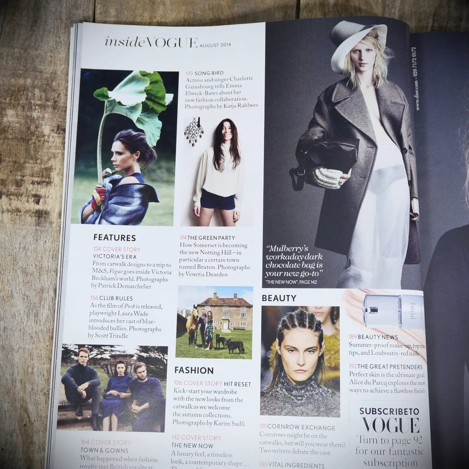 Vogue Magazine August 2014, Victoria Beckham, Ralph Lauren