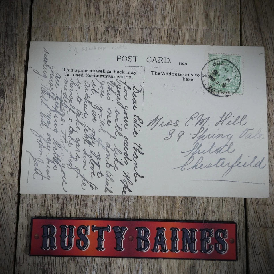 Postcard, Creswell Model Village, Real Photo