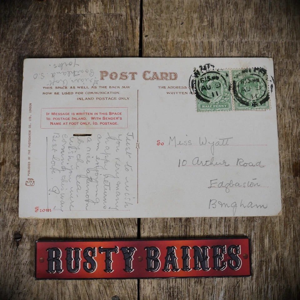 Postcard, Whitby Spa Novelty Suitcase Pull-Out, Printed