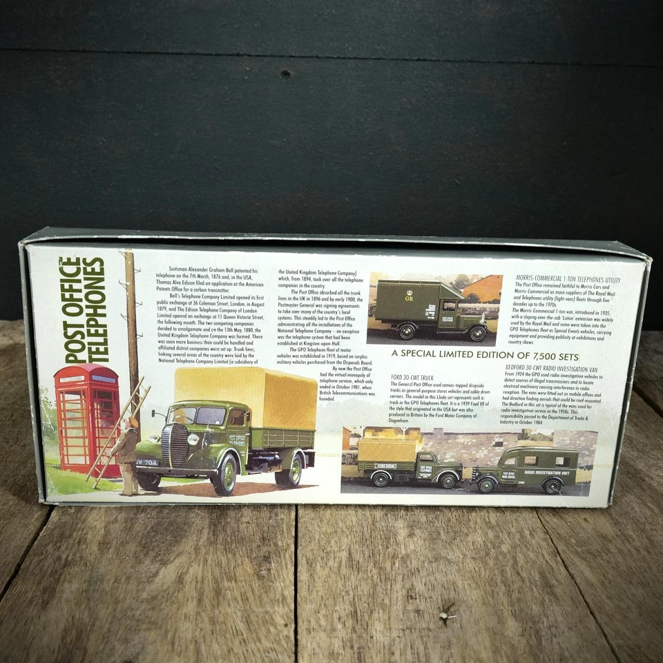 LLedo Post Office Telephone Vehicles Triple Collector Limited Edition Set, Boxed