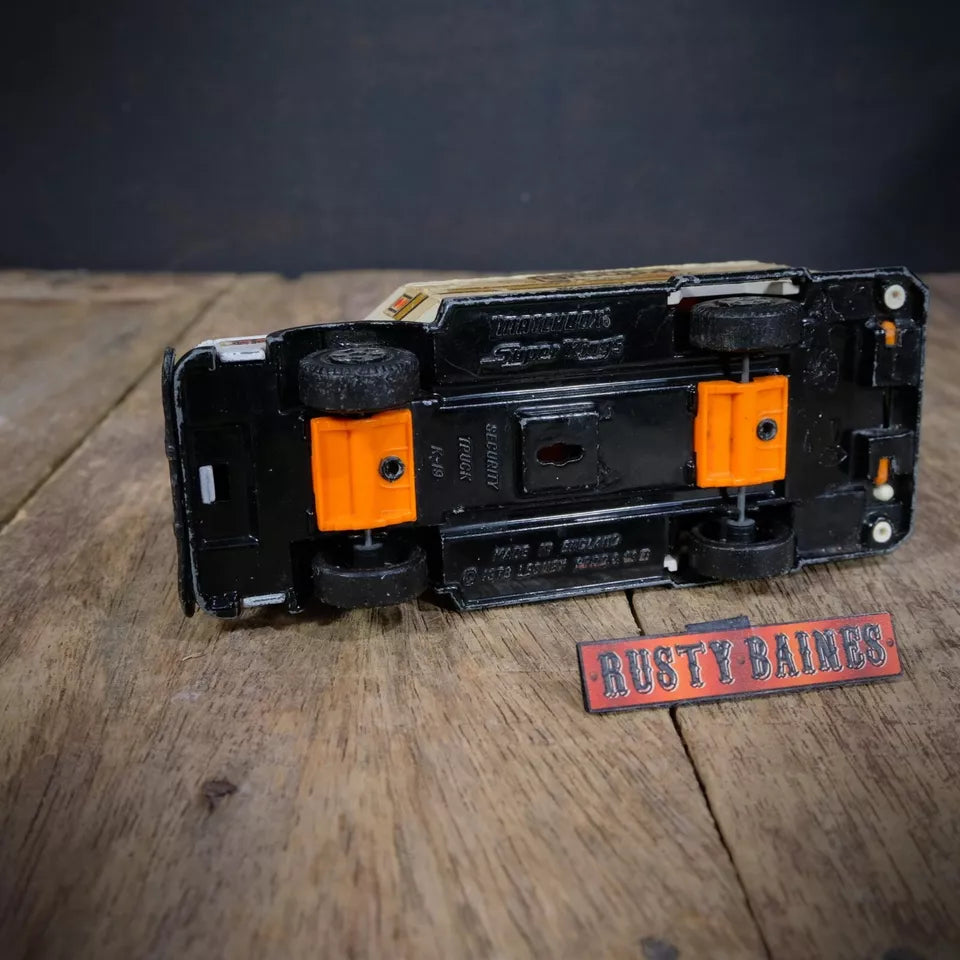 Matchbox Superkings K-19 Security Truck, Playworn, No Box