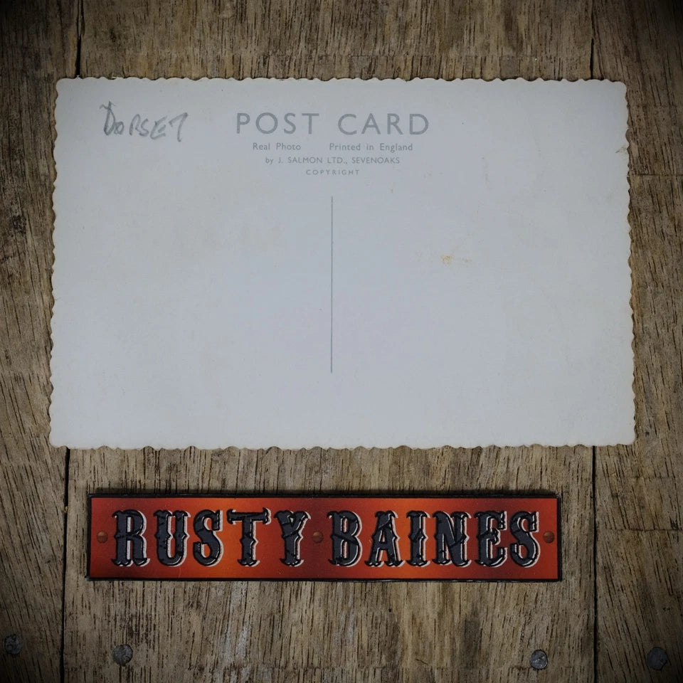 Postcard, Broadstone Children's Corner, Play Swings, Real Photo