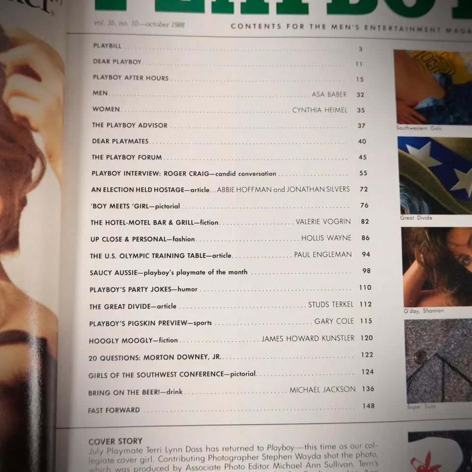 Playboy Magazine October 1998