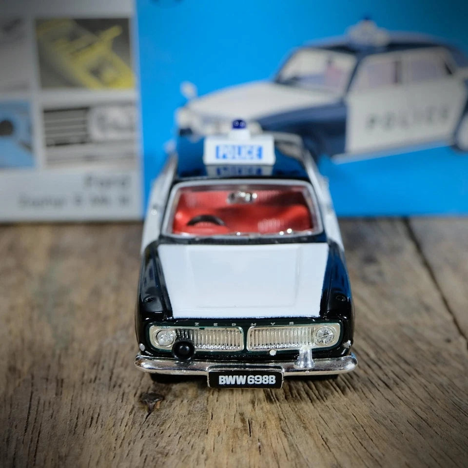 Lledo Vanguards Ford Zephyr Mk3 West Riding Police Car, Boxed, Faults
