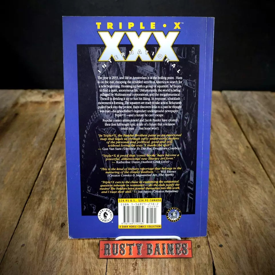 Triple X, Pander Bros, Dark Horse Comics, Trade Paperback Softcover