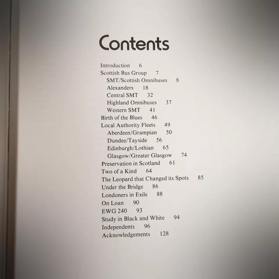 Buses in Camera: Scotland, Gavin Booth, 1978 Hardcover