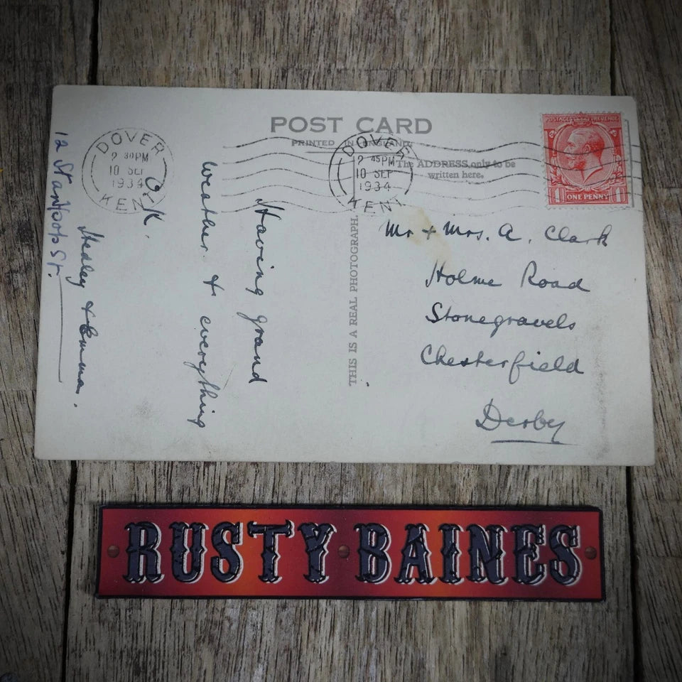 Postcard, Dover County Cricket Ground, Real Photo