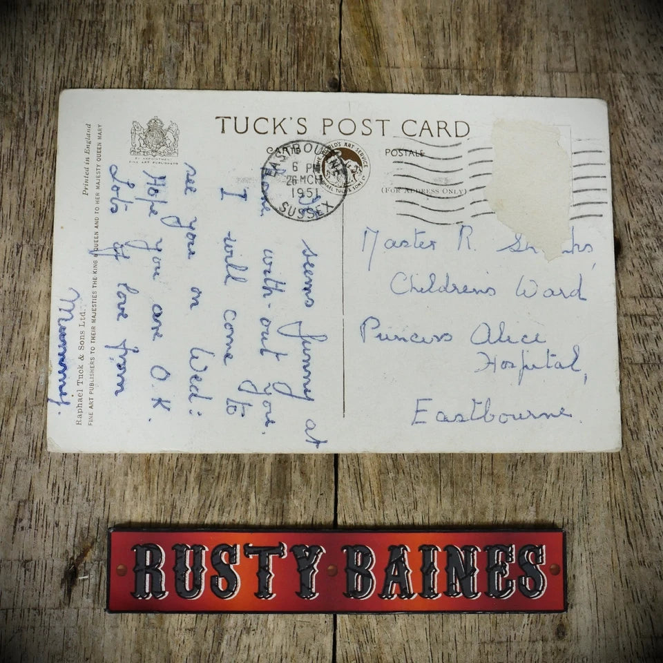 Postcard, Comic, Tuck, Criminal Thief Safe Cracker, Police