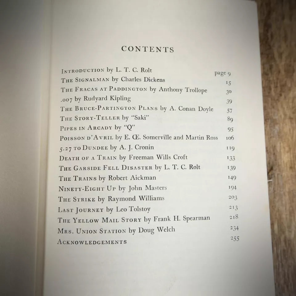 Best Railway Stories, L.T.C. Rolt, 1969 Hardcover