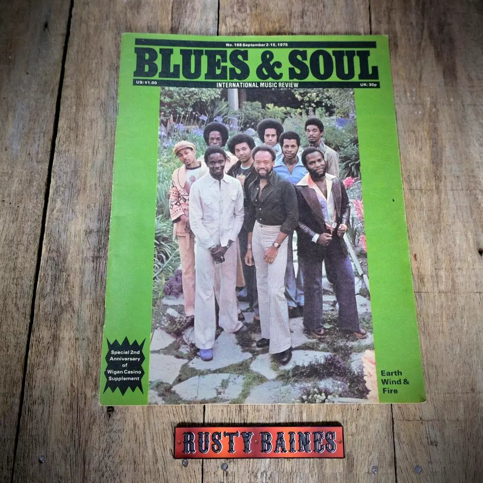 Blues & Soul Magazine #168 1975 Wigan Casino, Hamilton Bohannon, J R Bailey