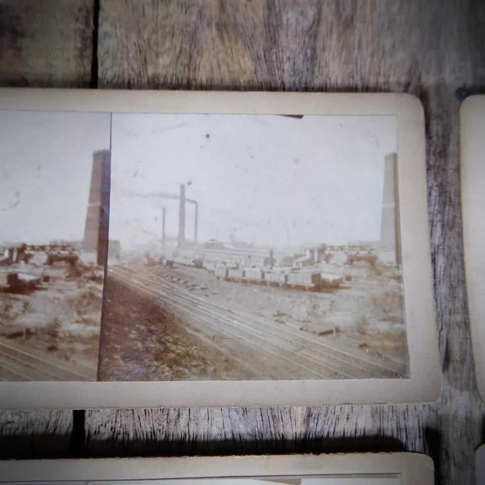 Stereoview Card, Railway Bundle, Steam Train Interest