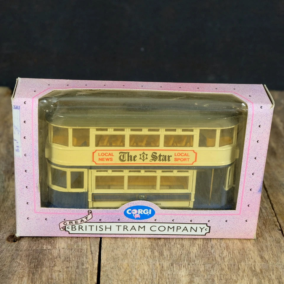 Corgi British Tram Company Sheffield Star, Blue