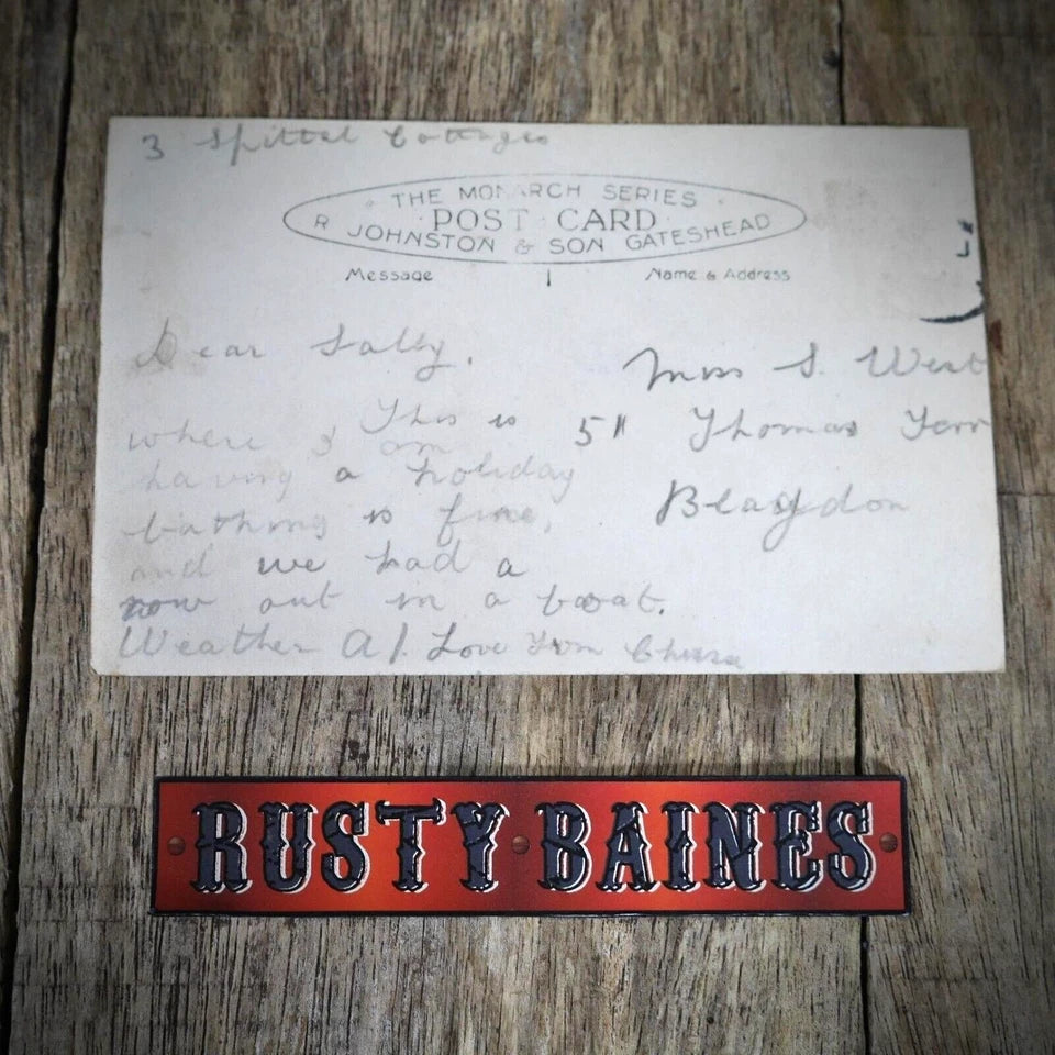 Postcard, Newbiggin Beach, Edwardian Boat Launch Real Photo