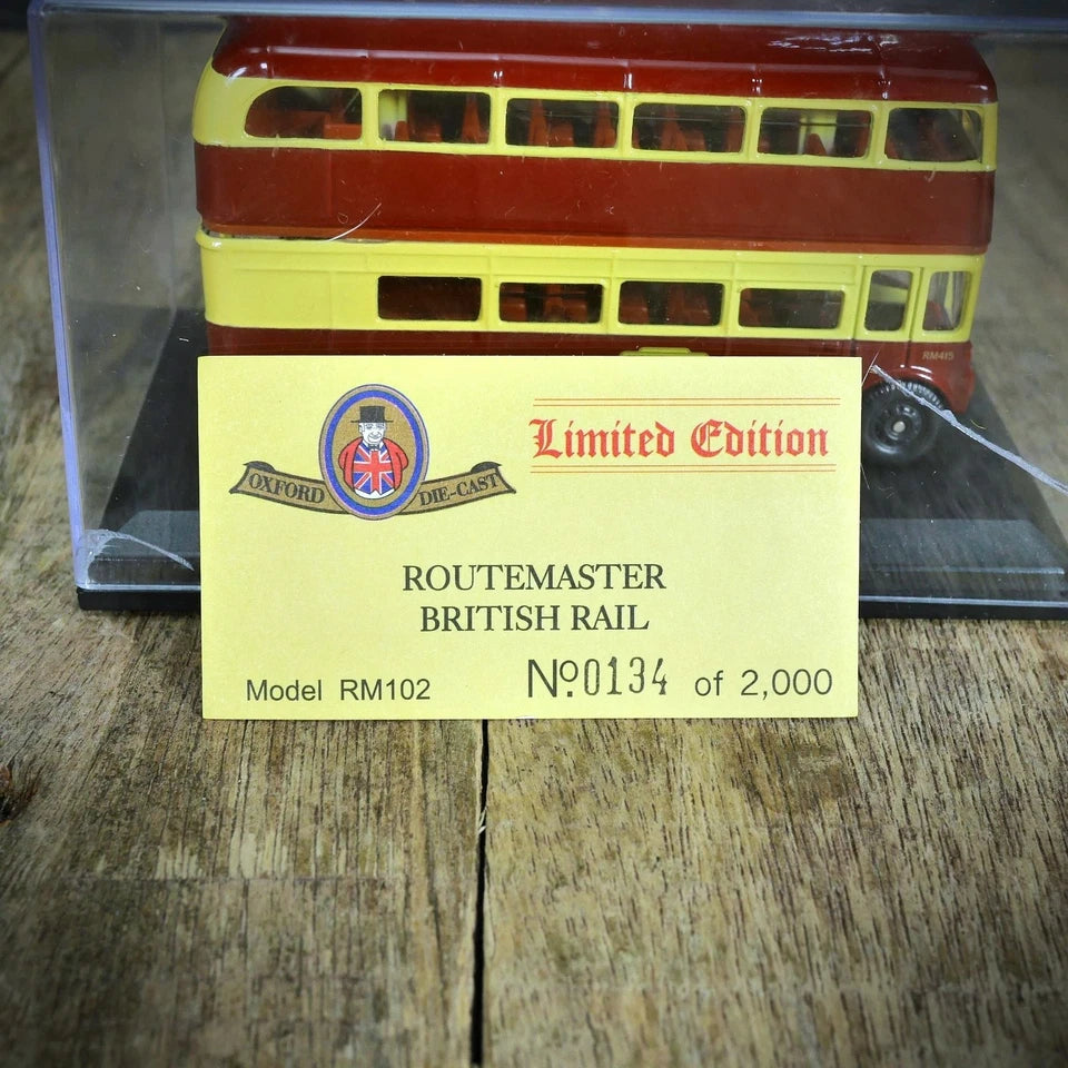 Oxford Roadshow Routemaster Bus, British Rail, Boxed, Faults