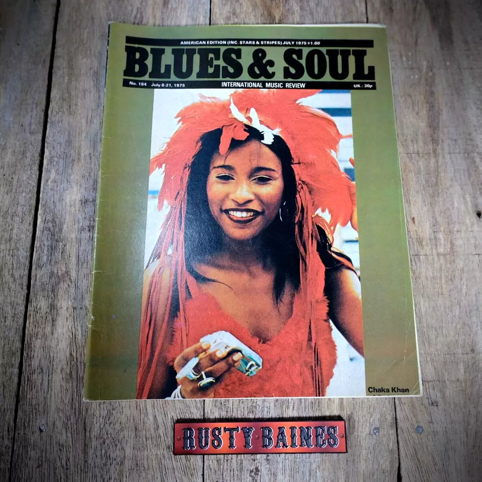 Blues & Soul Magazine #164 1975 Barrett Strong, Yvonne Fair, Jerry Butler