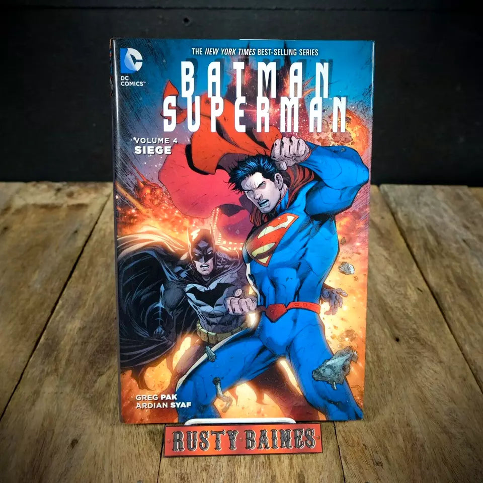 Batman Superman Volume 4 Siege, Hardcover 2015 First Print, DC Comics