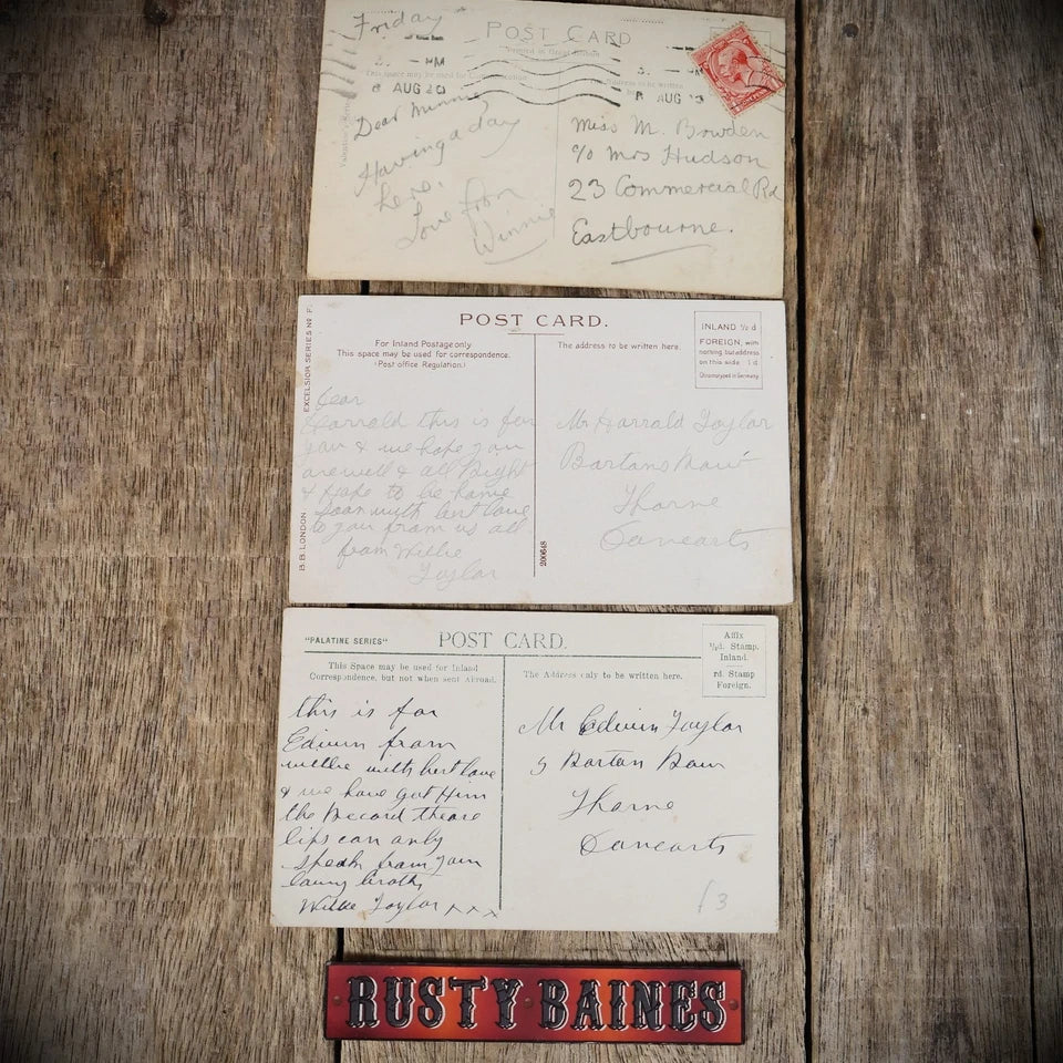 Postcards x3 Hull Shipping/Docks Interest, Early 1900s, Printed