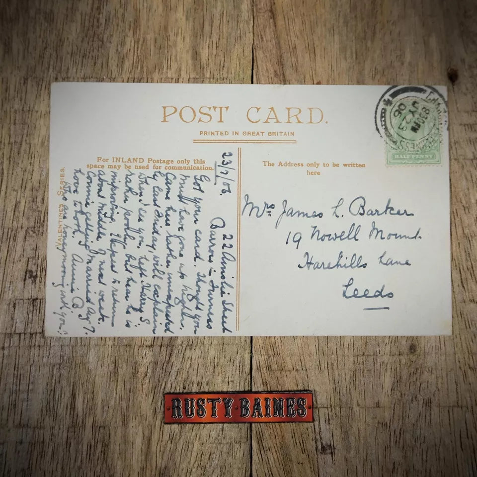 Antique Postcard, Barrow-in-Furness, Ramsden Square, Printed
